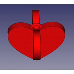 Intersecting hearts (trinket, Christmas toy)